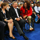 Include an image U.S. Sen. Dick Durbin (D-IL) (C) talks with then-Illinois nominee for Congress Tammy Duckworth (D) during day one of the Democratic National Convention at Time Warner Cable Arena on September 4, 2012 in Charlotte, North Carolina